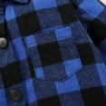 thumbnail image 5 of Younger Tree Toddler Boy Flannel Shirt Baby Long Sleeve Hooded Plaid Button Shirt for 12-18 Months, 5 of 7