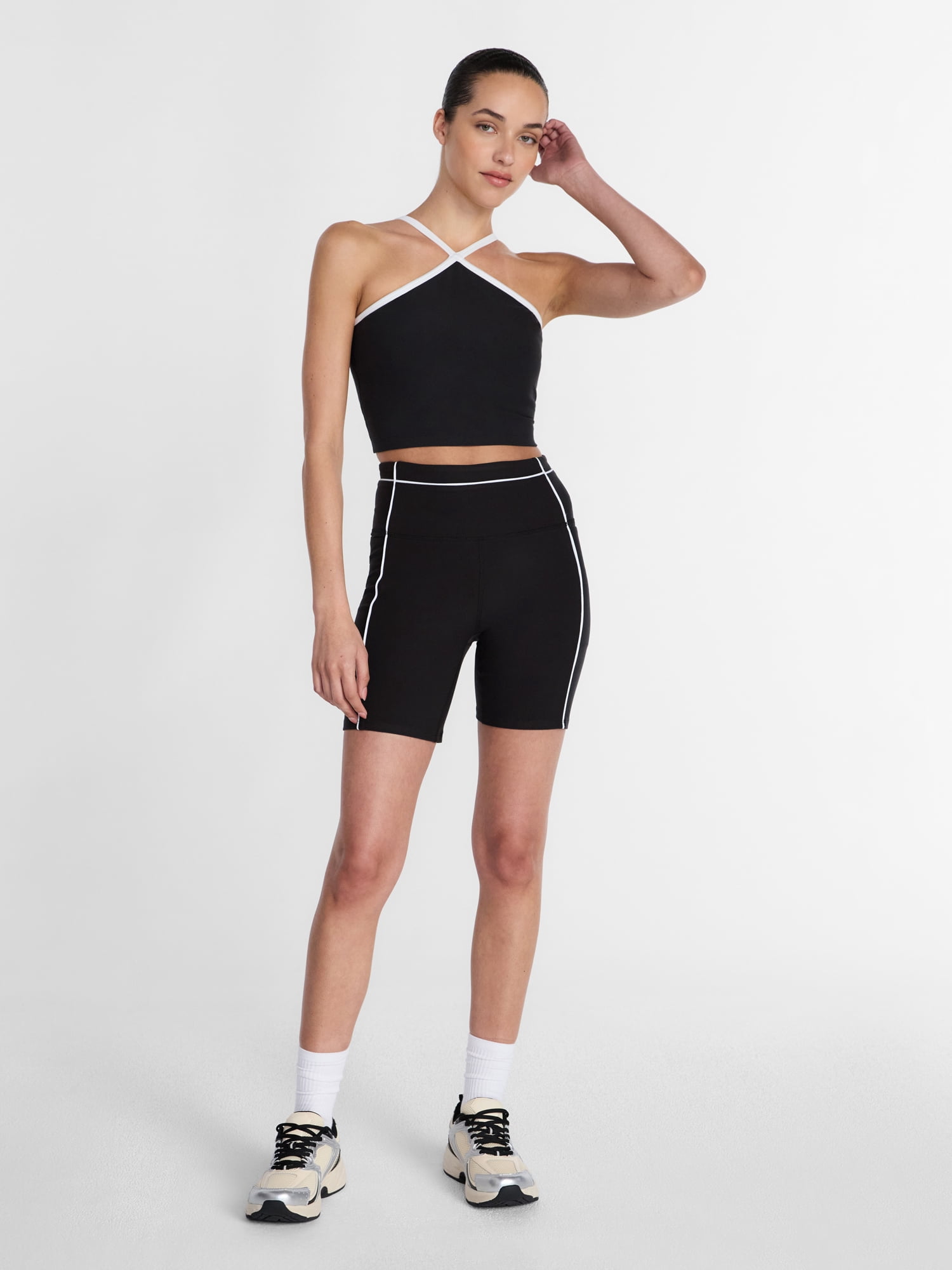 Athletic Works Women's and Women's Plus ButterCore Bike Shorts, Sizes XS-4X