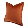 thumbnail image 2 of Michael Amini Conner 20" Velvet Throw Pillow - Paprika in Set of 2, 2 of 4