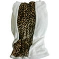 thumbnail image 2 of Lavish Home Throw Blanket Fleece Sherpa Leopard 50 x 60, 2 of 2