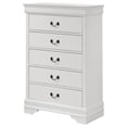 thumbnail image 4 of Louis Philippe 5-drawer Bedroom Chest White, 4 of 13