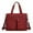 Wine Red, variant on Large-capacity Ladies Handbag Shoulder Messenger,Black