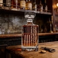 thumbnail image 5 of EDHITNR Whiskey Decanter 450ml Glass Liquor Dispenser with Stopper for Bourbon Scotch Wine Home Bar Gift, 5 of 6