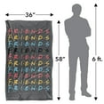 thumbnail image 5 of Friends Repeat Silky Touch Super Soft Throw Blanket 36" x 58", 5 of 6