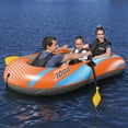 thumbnail image 3 of H2OGO! Kondor 3000 Inflatable Raft Set - 6'11" x 48" - Orange & Blue, Fits 2 Adults & 1 Child, Oars & Hand Pump, Water Sports Boat, 410lb Cap, Ages 6+, 3 of 8