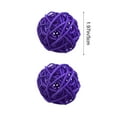 thumbnail image 4 of 2-Piece Wicker Decorative Balls for Vase Filling, Wedding Decor, Christmas Tree Ornaments, Rattan Centerpiece, Pet Toys, Home Decor, Party Supplies, 4 of 6