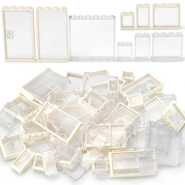 Juego de juguetes de construcción Feleph para ventanas y puertas, 130 unidades
