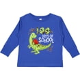 thumbnail image 3 of Inktastic 100 Days of School Cute Green Dinosaur Boys or Girls Long Sleeve Toddler T-Shirt, 3 of 5
