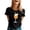 Black, variant on Celebrate Spring and Summer with this Casual Print Short-Sleeve T-Shirt Round Neck, Relaxed Fit A versatile T-shirt top for everyday wear E,Black,M
