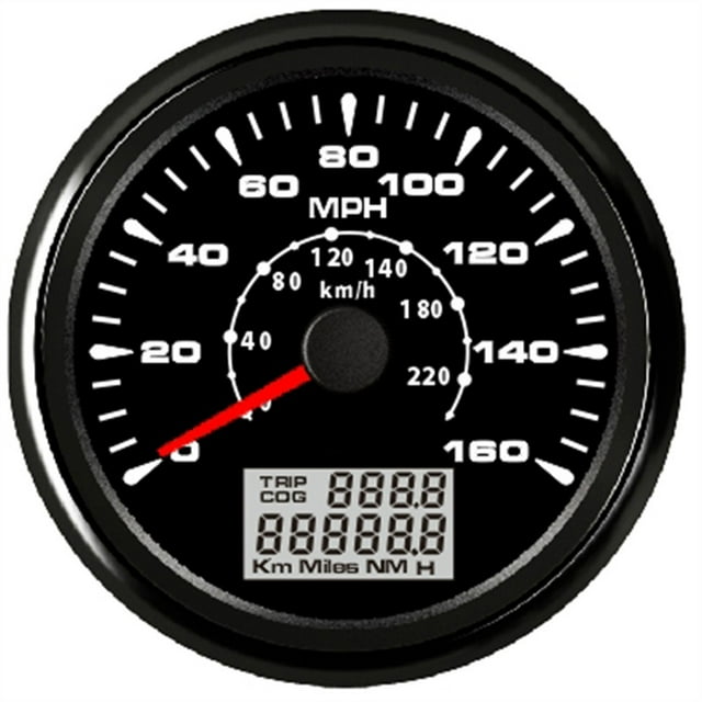 85mm GPS Speedometer Gauge Universal Odometer 160MPH for ATV UTV Motorcycle Marine Boat ,Wide Applicability