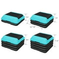 thumbnail image 3 of Height-Adjustable Step Aerobics Platform Fitness Equipment Stepper Trainer Exercise Step Platform with 4 Riser Red, 3 of 10