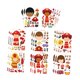 thumbnail image 2 of 24 Hojas Pegatinas Bombero Stickers Infantiles Manualidades Creativas Papel Resistente Decoración y Recompensa Escolar Regalo Cumpleaños Fiestas, 2 of 9