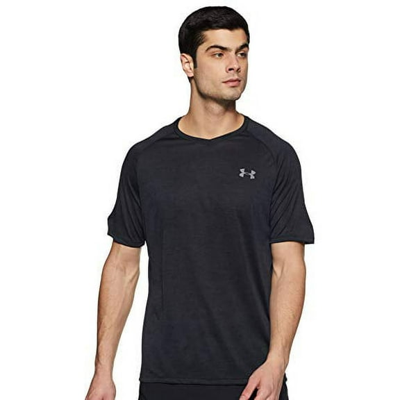 Under Armour Men's Tech 2.0 V-Neck Short-Sleeve T-Shirt , Black (001)/Graphite , 3X-Large Tall