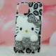 thumbnail image 2 of Funda protectora con diamantes de imitación para iPhone 14, 13 Pro Max, Xs, 8 plus, 7 dibujos animados, Hello Kitty 11, 15, 12, mujer, 2 of 5