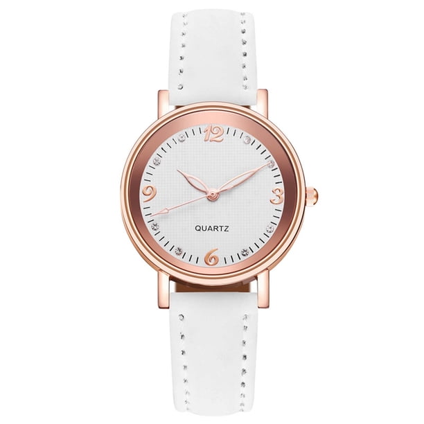 Reloj de cuarzo para mujer, relojes de cuarzo para mujer, esfera de acero inoxidable, reloj de pulsera informal, paño de cocina