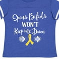 thumbnail image 4 of Inktastic Spina Bifida Awareness Message Ribbon Boys or Girls Toddler T-Shirt, 4 of 5