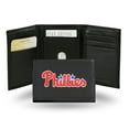thumbnail image 2 of MLB Philadelphia Phillies Embroidered Genuine Cowhide Leather Trifold Wallet, 2 of 2