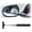 Black, variant on Car Rearview Mirror Wiper, Retractable Auto Glass Squeegee, Portable Cleaning Tool for All Vehicles, Universal Automotive Accessories