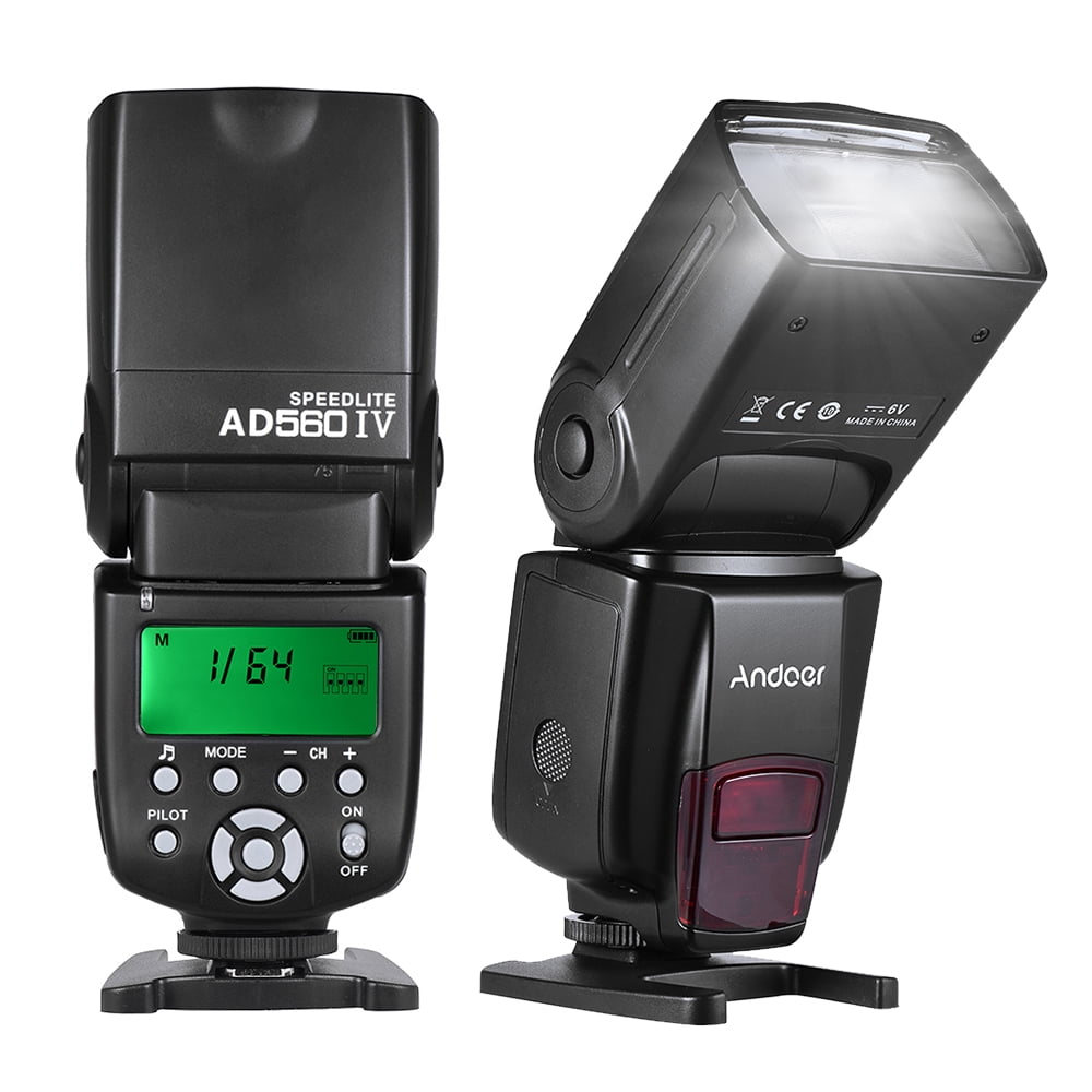 Andoer Universel Support de Montage en Aluminium avec 1/4 vis pour Caméra Speedlite Flash Light de Canon Nikon Sony DSLR 