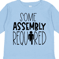thumbnail image 4 of Inktastic Some Assembly Required Right Leg Amputee Boys or Girls Long Sleeve Toddler T-Shirt, 4 of 5