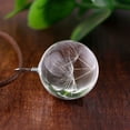 thumbnail image 3 of SPRING PARK Stylish Dandelion Glass Ball Pendant Necklace Car Interior Hanging Ornament, 3 of 7