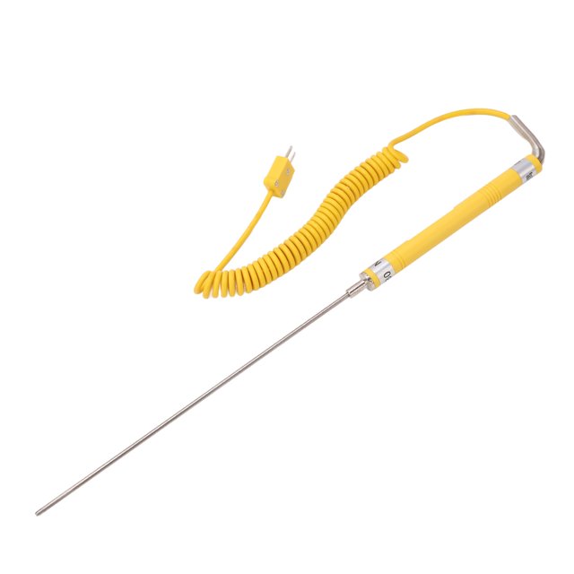 Immersion Probe Thermocouple, -50-500 Degrees Celsius Engineering Plastic K Type Thermocouple For LCD Detection