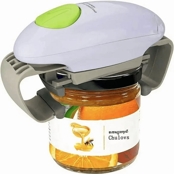 Electric binaural can opener - a hands-free, automatic battery powered smooth edge can opener suitable for the elderly, chefs, and home chefs