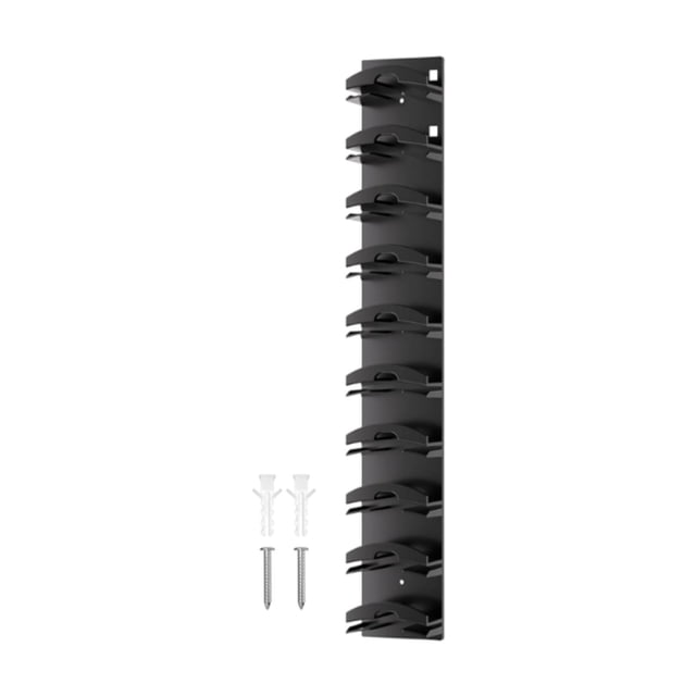 simhoa Baseball Caps Organizer Cap Display Holder Wall Mounted Compact Modern Stand Hat Black