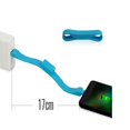 thumbnail image 4 of 2 en un USB 2.0 Cable de carga de datos de sincronización Llavero Llavero para teléfono Android Unesdoc. unesdoc. Hugo  Cable del USB, 4 of 8