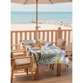 thumbnail image 2 of Outdoor Tablecloths with Umbrella Hole & Zipper, Spring Mushrooms 60 x102 Inch Rectangle Tablecloths, Farmhouse Pastoral Botanical Gray Plaid Waterproof Table Cloth, Patio/Pool/Picnic Table Covers, 2 of 8