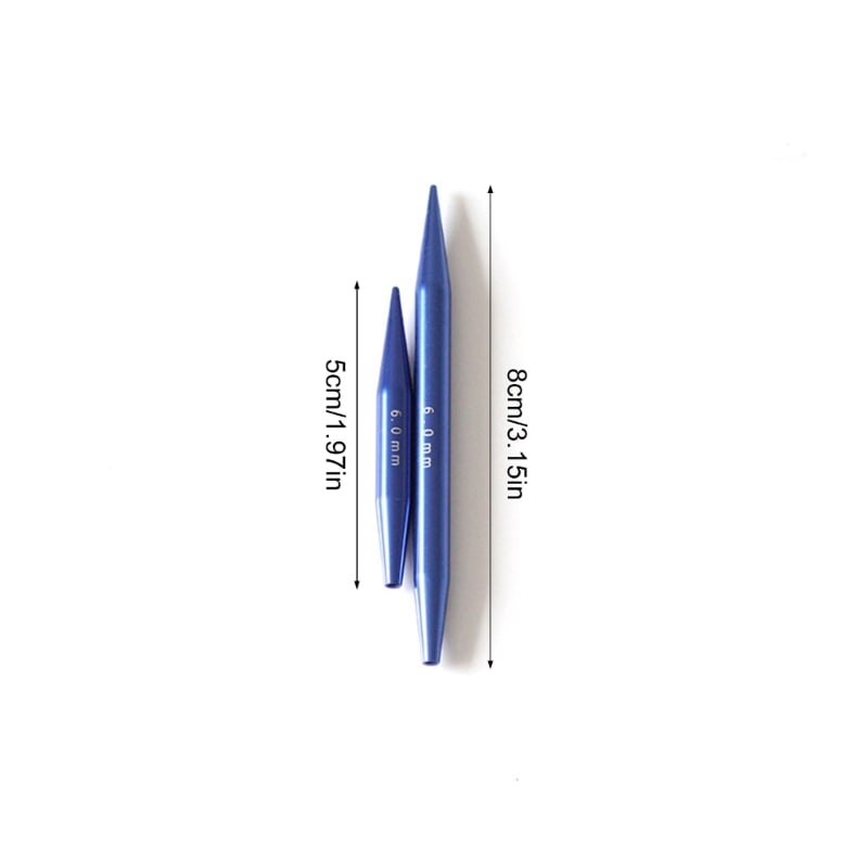 9Pairs Aluminum Interchangeable Circular Knitting Needle for Knitting Weaving