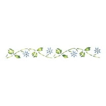 Small Floral Wall Stencil