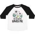 thumbnail image 3 of Inktastic Zebra My Grandma Loves Me Boys or Girls Toddler T-Shirt, 3 of 5