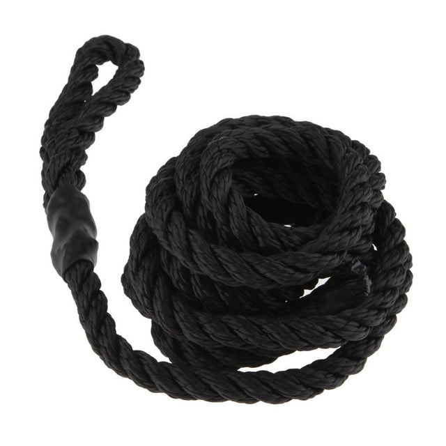 Black 3/8 '' X 6.5 Multifilament Polypropylene Double Braid