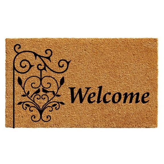 Calloway Mills Welcome Post Outdoor Doormat 24" x 36"