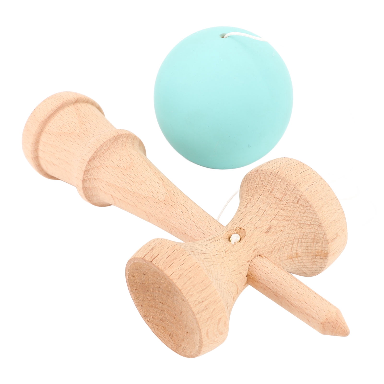 Kendama En Bois Pour Adultes Et Ados – Jeu D’Adresse Et De Coordination, Design Noir Et Bleu, Idéal Pour L’Extérieur