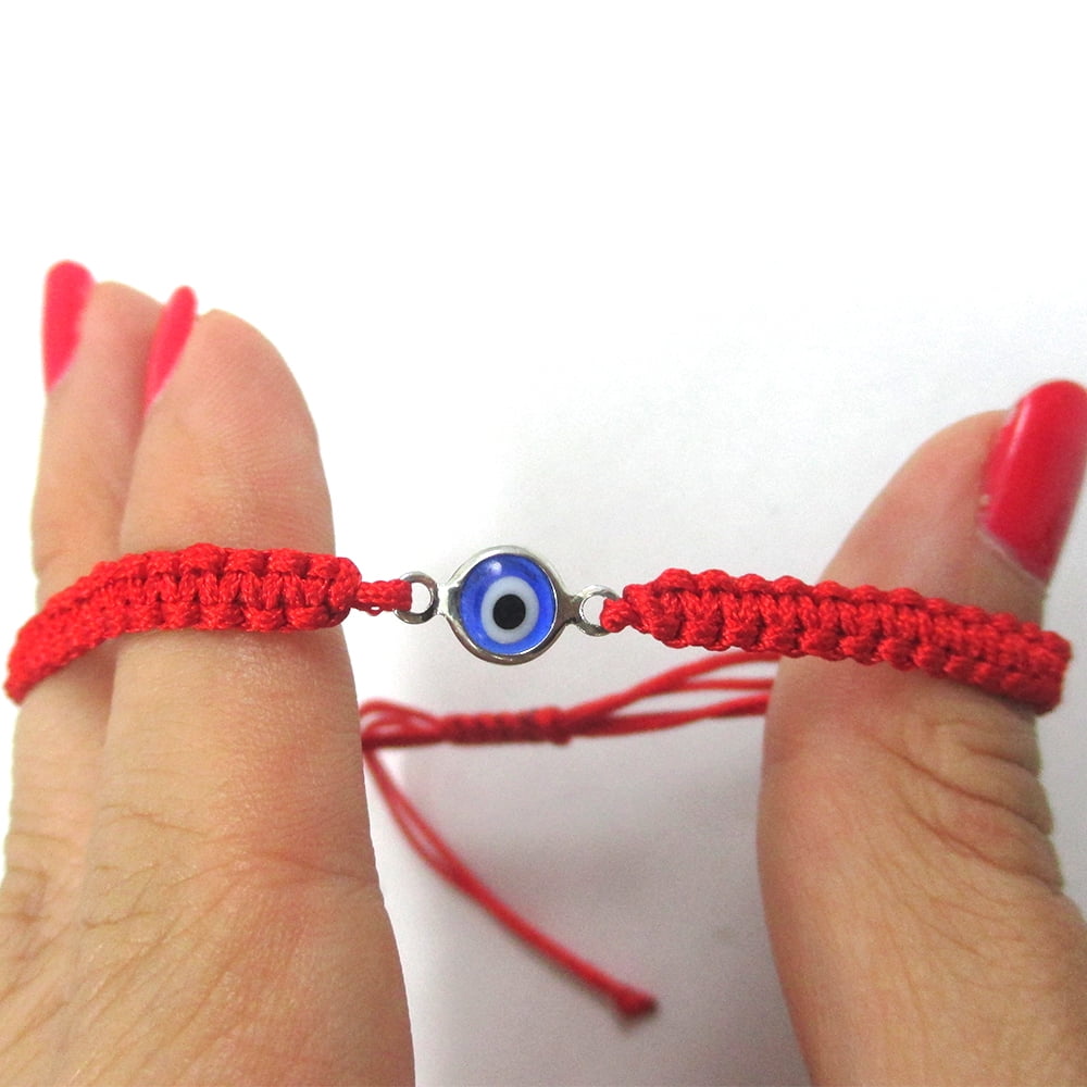 Moonlight Collections Protection Turkish Eye Bracelet Red Evil Eye Bracelet for Protection Kabbalah Red String Bracelet Hamsa Hand 