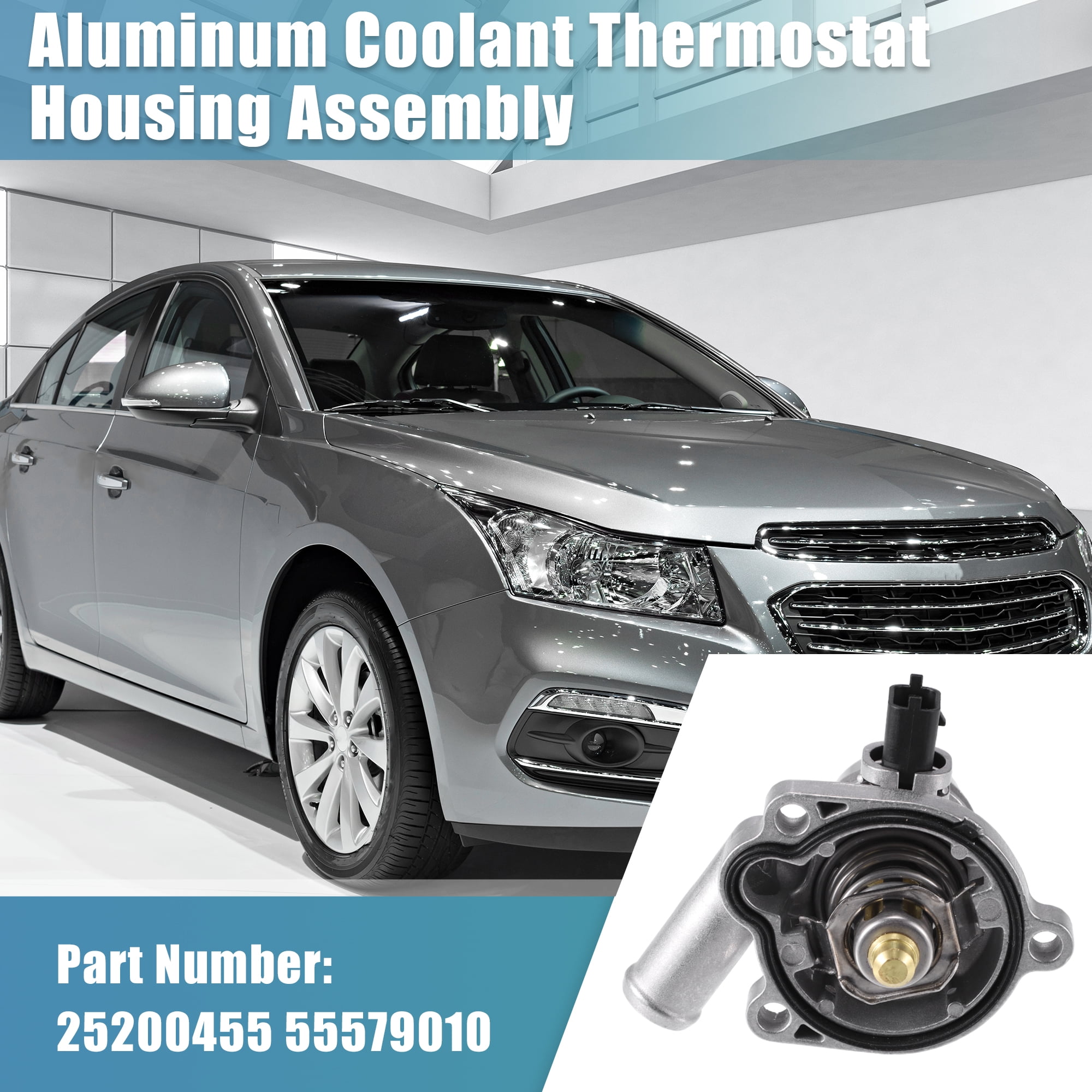 Unique Bargains NO. 25200455/55579010 Aluminum Engine Coolant  