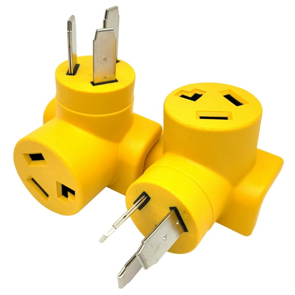 Parkworld NEMA 10-50P to 10-30R Compact Adapter for Pets, Black