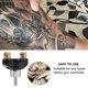 thumbnail image 4 of Cabeza de Conversión de Tatuaje Máquina, Cabeza de Conversión de Cable de Clip de RCA para Accesorios de Pistola de Tatuaje con Tatuaje para Artist Acessories Para Tatuaje Fugacal NO, 4 of 10