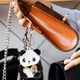 thumbnail image 2 of Panda muñeca llave adorable pellizería con llavero colgante de panda colgante de bolsas, 2 of 5