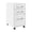 White, variant on Bush Business Furniture Hustle 3 Drawer Mobile File Cabinet in Platinum Gray