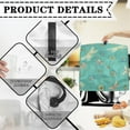 thumbnail image 7 of ZIATUBLES Stand Mixer Dust Cover Machine Washable Kitchen Mixer Cover with Adjustable Drawstring Waterproof Kitchen Mixer Accessories for 4.5-5 Quart Standing Mixer, Dragonfly Dandelion Turquoise, 7 of 7