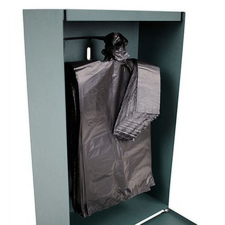 Starter Dog Waste Station / EZ-Tie Hanging Bag System (Green)
