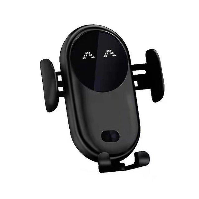 Cargador inalámbrico para coche inteligente Soporte para teléfono Sensor automático inteligente Soporte para teléfono para coche,Azul. Afortunado Sencillez