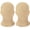 Skin, variant on 2 Piece Full Face, 2nd Skin Halloween Spandex Cloth Face Mask, Black 1 Count