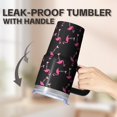thumbnail image 5 of Flamingo Cup 20OZ with Handle Portable Insulated Mug Great Gifts for Women Flamingo Lovers Ideal for Birthday Christmas Celebrations Daily Use, 5 of 6