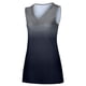 thumbnail image 5 of ICHUANYI ClearanceWomens Fashion Gradient Color V-Neck Sleeveless T-shirt Tops Blouse(Black, XXL) ICHUANYI WER20232080504895, 5 of 9