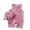 Pink, variant on XIMIN Newborn Baby Cotton Linen Jumpsuit with Hat Summer Sleeveless Button Romper Overalls Infant Soft Cute Plain Outfits