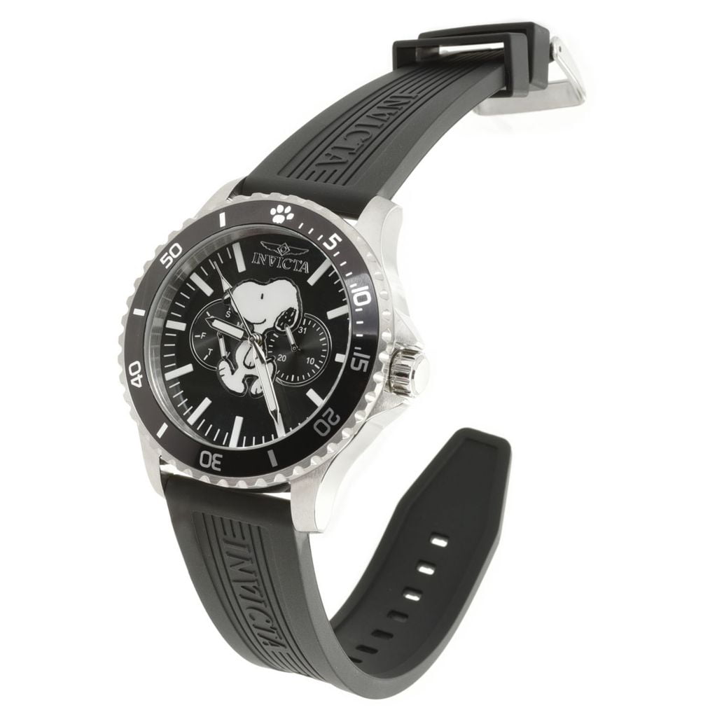 Invicta 38644 Men's Character Collection Snoopy Black Strap Quartz